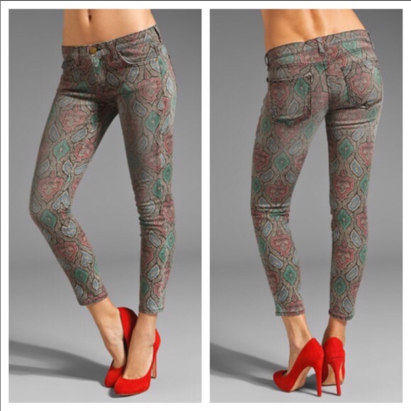 Current/Elliot The Stiletto Hindu Print Size 27 - Picture 1 of 8